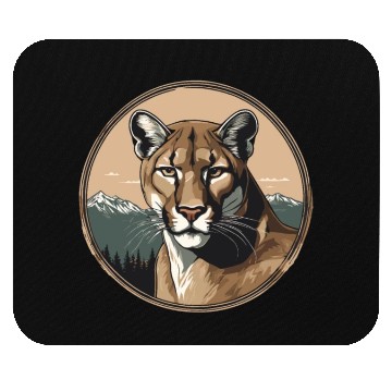 Discover Mountain Lion Cougar Mouse Pads