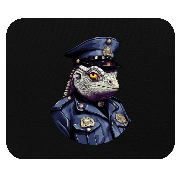 Discover Chameleon police Mouse Pads