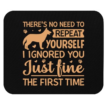 Discover Funny German Shepherd Dog Lover Mouse Pads