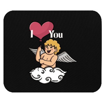 Discover Cupid And Love Balloon Mouse Pads