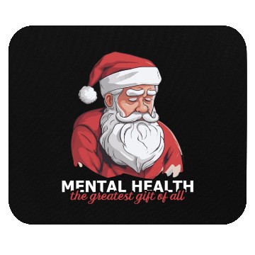 Discover Mental Health Christmas Anti Christmas Holiday Mouse Pads
