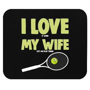 Discover I love My Wife Mouse Pads