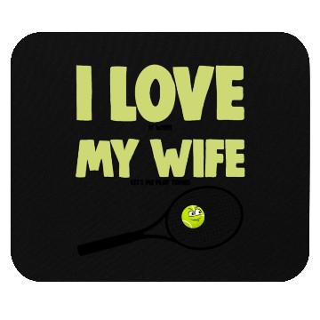 Discover I love My Wife Mouse Pads