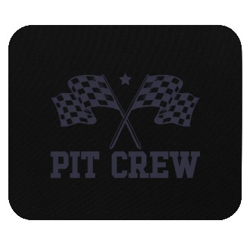 Discover Pit Crew Racing Enthusiast Racer Birthday Pit Crew Mouse Pads