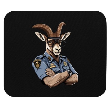 Discover Police Capricorn Mouse Pads