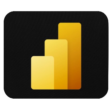 Discover Power BI Logo, business intelligence software Mouse Pads