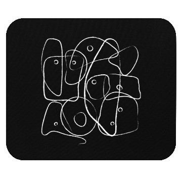 Discover grips Art3 white Mouse Pads