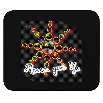 Discover Never Give Up Mouse Pads