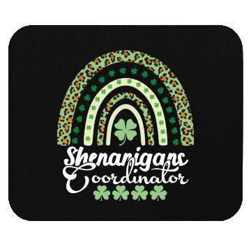 Discover Shenanigans Coordinator Teacher Rainbow Mouse Pads