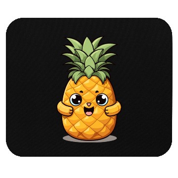 Discover Cute Funny Pineapple Summer Kawaii Gift Mouse Pads