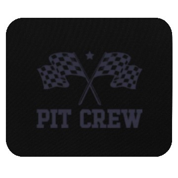 Discover Pit Crew Racing Enthusiast Racer Birthday Pit Crew Mouse Pads