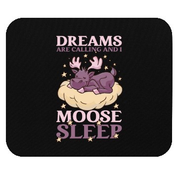 Discover Dreams Are Calling Youth Cute Moose Mouse Pads