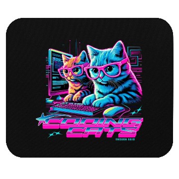 Discover Coding Cats Programmer Mouse Pads