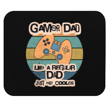 Discover Cool Retro Gamer Dad Mouse Pads