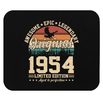 Discover 1954 Vintage Birthday Mouse Pads