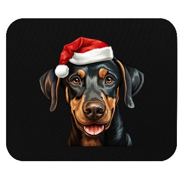 Discover Doberman Pinscher Christmas Dog Mouse Pads