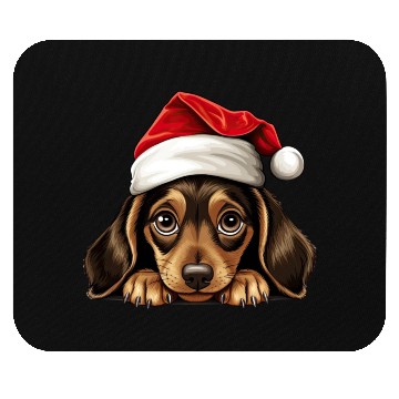 Discover Dachshund Christmas Dog Mouse Pads