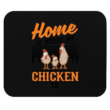 Discover Chickens Home Farmer Chicken Mouse Pads