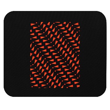 Discover Orange Pattern Mouse Pads