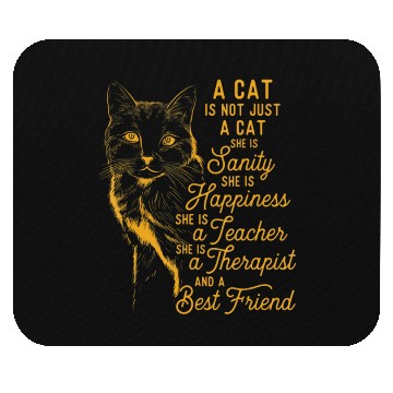 Discover A Cat Is Not Just A Cat Cat Lover Cute Kitten Mouse Pads