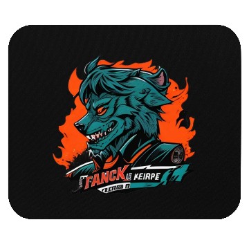 Discover green Werewolf style Mouse Pads