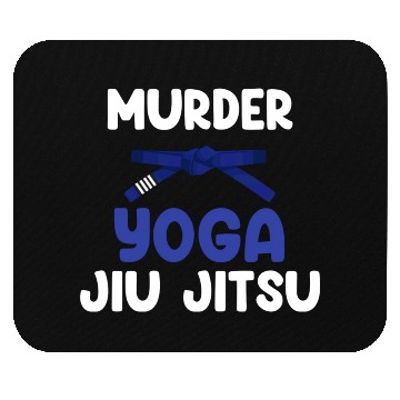Discover Murder Yoga Jiu Jitsu Karate Boxing Muay Thai Mouse Pads