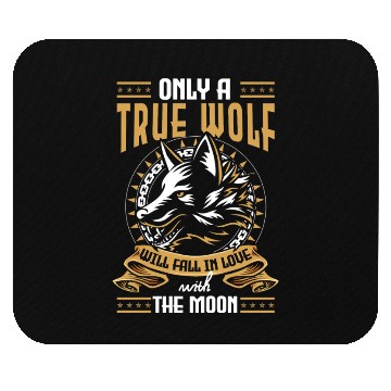 Discover Werewolf Forest Nordic Moon Mouse Pads