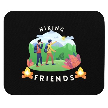 Discover Hiking Friends Mouse Pads