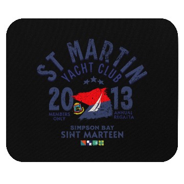 Discover St Martin Yacht club blc Copy Mouse Pads