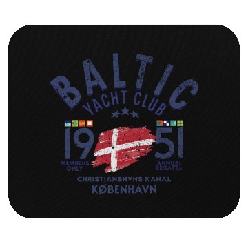 Discover Baltic Yacht club Copenhagen blc Mouse Pads