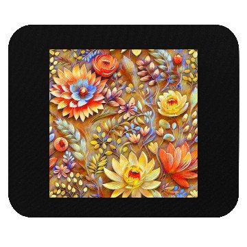 Discover Impressionist Blossoms Tapestry Mouse Pads
