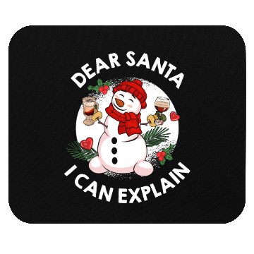 Discover Schneemann Dear Santa I can Explain Funny Mouse Pads