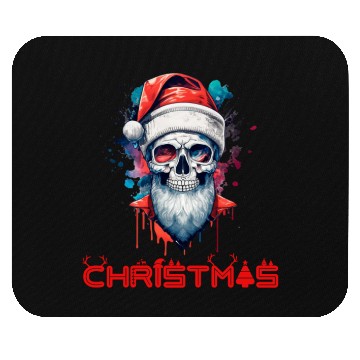 Discover Beard Skull Christmas Mouse Pads