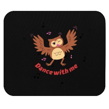 Discover Dancing owl on kids Premium Mouse Pads