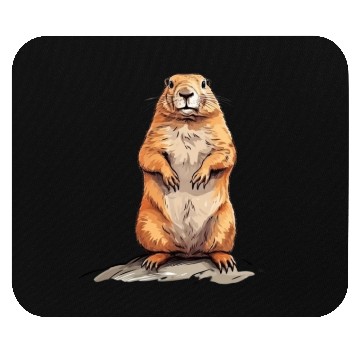 Discover Groundhog Marmot for a Marmot lover groundhog fan Mouse Pads
