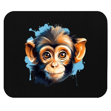 Discover Cute Monkey for Kids for a Kid Mouse Pads