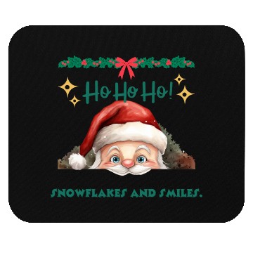 Discover Snowflakes and Smiles! Mouse Pads