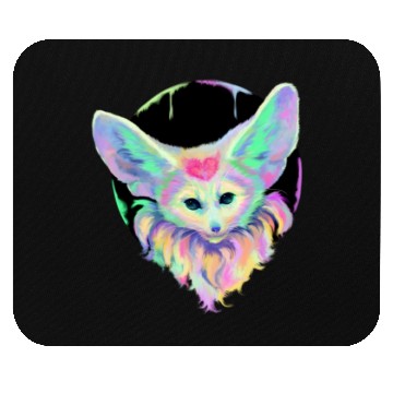 Discover head fox Mouse Pads