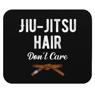 Discover Jiu Jitsu Hair Don't Care Judo Karate Boxing Mouse Pads