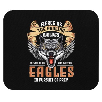 Discover Wolf Dog Predator Mouse Pads