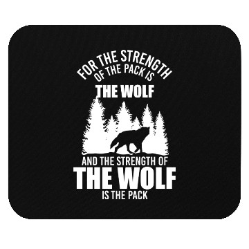 Discover Werewolf Animal Nature Predator Mouse Pads