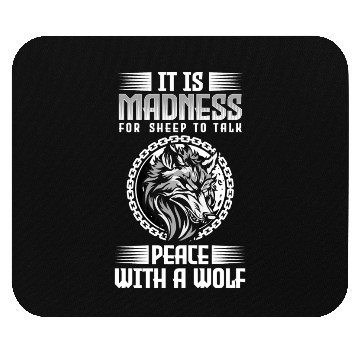 Discover Wolves Forest Mysticism Alpha Mouse Pads