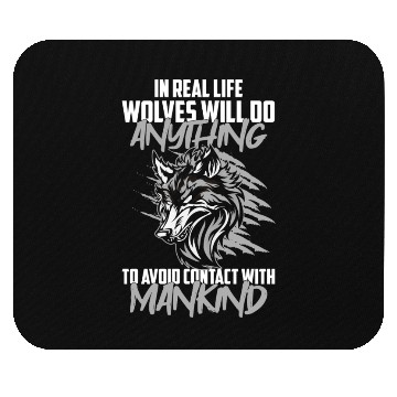 Discover Wolf Wilderness Wolfpack Mouse Pads