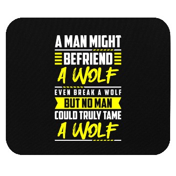 Discover Wolf Mysticism Full Moon Mouse Pads