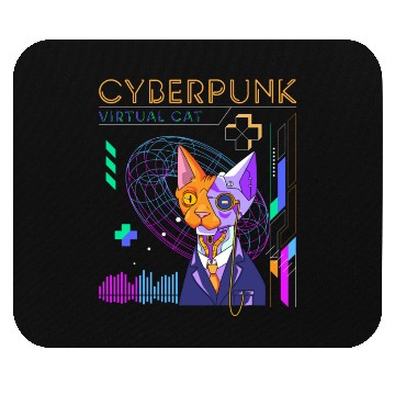 Discover Cyborg Retro Gamer Scifi Mouse Pads