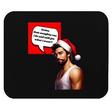Discover Christmas Nice Cute and Handsome Man Mouse Pads