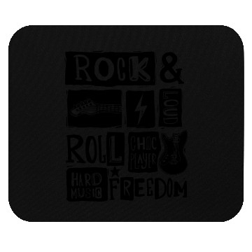 Discover Rock & Roll Music Lover's Delight Mouse Pads