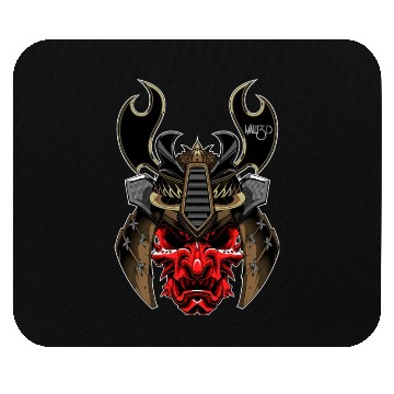 Discover samurai mascara Mouse Pads