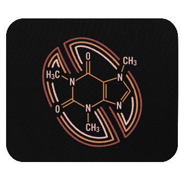 Discover Chemistry Mouse Pads, Caffeine Molecule Chemical I