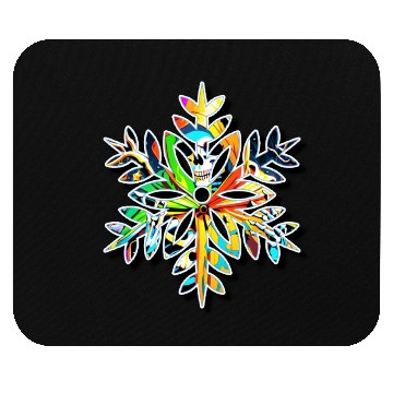 Discover Skeleton flakes Mouse Pads